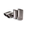 Akrapovic 2019-2022 Porsche Cayenne V6 (536) Tail Pipe Set (Titanium)