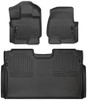 Husky Liners WeatherBeater Front & 2nd Row Seating Floor Liners, Black for 2015-2023 Ford F-150 SuperCrew - Part #94041