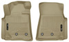 Husky Liners WeatherBeater Front Floor Liners, Tan for 2013-2016 Lexus LX570 / 2013-2016 Toyota Land Cruiser - Part #13093