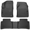 Husky Liners 2016-2022 Toyota Prius Weatherbeater Black Front & 2nd Seat Floor Liners (Footwell Coverage) - 98991