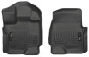 Husky Liners WeatherBeater Front Floor Liners, Black for 2015-2023 Ford F-150 Super/Super Crew Cab - Part #18361