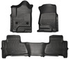 Husky Liners WeatherBeater Combo Front&2nd Row Seating Floor Liners, Black for 2015-2020 Chevy/GMC Suburban/Yukon XL - Part #99211