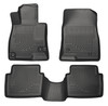 Husky Liners WeatherBeater Front & Second Row Floor Liners, Black for 2014-2018 Mazda 3 Hatchback & Sedan - Part #98651