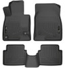 Husky Liners WeatherBeater Front & Second Row Floor Liners, Black for 2014-2018 Mazda 3 Hatchback & Sedan - Part #98651