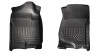 Husky Liners WeatherBeater Front Floor Liners, Black for 2007-2014 Cadillac Escalade ESV/EXT - Part #18201