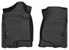 Husky Liners WeatherBeater Front Floor Liners, Black for 2007-2014 Cadillac Escalade ESV/EXT - Part #18201
