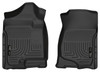 Husky Liners WeatherBeater Front Floor Liners, Black for 2007-2014 Cadillac Escalade ESV/EXT - Part #18201