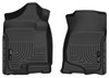 Husky Liners WeatherBeater Front Floor Liners, Black for 2007-2014 Cadillac Escalade ESV/EXT - Part #18201