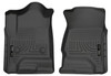 Husky Liners WeatherBeater Front Floor Liners, Black for 2014-2020 Chevrolet Silverado 1500/GMC Sierra 1500 - Part #18231