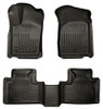 Husky Liners WeatherBeater Combo Floor Liners, Black for 2011-2013 Dodge Durango / 2011-2013 Jeep Grand Cherokee - Part #99051
