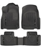 Husky Liners WeatherBeater Combo Floor Liners, Black for 2011-2013 Dodge Durango / 2011-2013 Jeep Grand Cherokee - Part #99051