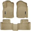 Husky Liners WeatherBeater Combo Floor Liners, Tan for 2011-2013 Dodge Durango / 2011-2013 Jeep Grand Cherokee - Part #99053