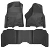 Husky Liners 2012 Dodge Ram 1500/2500 Crew Cab WeatherBeater Combo Black Floor Liners