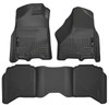Husky Liners WeatherBeater Combo Floor Liners, Black for 2009-2024 Dodge Ram 1500/2500 Crew Cab - Part #99001