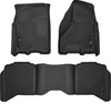 Husky Liners WeatherBeater Combo Floor Liners, Black for 2009-2024 Dodge Ram 1500/2500 Crew Cab - Part #99001