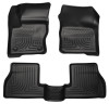 Husky Liners 2012 Ford Focus (4DR/5DR) WeatherBeater Combo Black Floor Liners