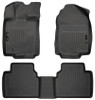 Husky Liners WeatherBeater Combo Floor Liners, Black for 2010-2012 Ford Fusion/Lincoln MKZ (FWD) - Part #98361