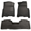 Husky Liners 09-12 Ford F-150 Super Cab WeatherBeater Combo Black Floor Liners