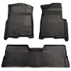 Husky Liners WeatherBeater Combo Floor Liners, Black for 2009-2012 Ford F-150 Super Crew Cab - Part #98331