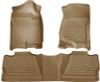 Husky Liners 07-12 Chevy Silverado/GMC Sierra Crew Cab WeatherBeater Combo Tan Floor Liners