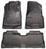 Husky Liners WeatherBeater Combo Floor Liners, Black for 2010-2012 Chevy Equinox/GMC Terrain - Part #98131