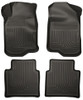 Husky Liners WeatherBeater Combo Floor Liners, Black for 2008-2012 Chevy Malibu/2007-2009 Saturn Aura - Part #98111