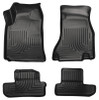 Husky Liners WeatherBeater Combo Floor Liners, Black for 2008-2012 Dodge Challenger - Part #98021