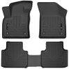 Husky Liners WeatherBeater Front & 2nd Row Seating Floor Liners, Black for 2018-2019 Volkswagen Atlas - Part #95661
