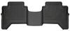 Husky Liners WeatherBeater 2nd Row Floor Liners, Black for 2019-2023 Ford Ranger SuperCrew - Part #14411