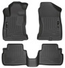 Husky Liners WeatherBeater Front & 2nd Row Seating Floor Liners, Black for 2017-2023 Subaru Impreza - Part #99661