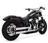 Vance & Hines HD Softail 2018-2022 Eliminator S/OS Chrome Slip-On Exhaust product photo