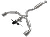 aFe 2023-2025 Toyota GR Corolla L3 1.6L (t) Gemini XV 3in to 2-1/2in Cat Back Exhaust w/ Polished Tips afe49-36067-P