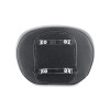 Mustang Harley Low Medallion Sissy Bar Pad (12 inch x 9 inch) - Black