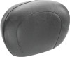 Mustang Motorcycle Harley Low Medallion Sissy Bar Pad Black product photo