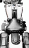 Mustang 04-21 Harley Sportster 4.5 Wide Touring Solo Seat w/Driver Backrest - Black