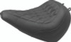 Mustang 18-21 Harley Street Bob Wide Tripper Passenger Seat Diamond Stitch - Black