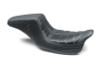 Mustang 08-21 HD Electra Glide,Rd Glide,Rd King,St Glide Squareback 1PC Seat - Black w/Gry Stitching