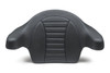 Mustang Motorcycle 1993-2013 HD FL Touring Extended Arm Deluxe Wrap-Around Backrest Black w/Blue Stitching product photo