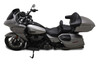 Mustang Motorcycle 2023-2025 Harley Davidson CVO Rd Glide(ST), 2024 Rd Glide and Str Glide Deluxe Pass Deluxe Seat Black/Gray Stitch product photo