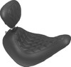Mustang Motorcycle 2018-2021 Harley Low Rider, Sport Glide Wide Tripper Solo Seat Black product photo