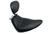 Mustang Motorcycle 2000-2015 Harley Softail Standard Rear Tire Wide Tripper Driver Backrest Black product photo