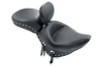 Mustang 00-15 Harley Softail Standard Rear Tire Wide Touring Recessed Passenger Seat w/Studs - Black
