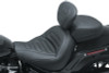 Mustang 18-21 Harley Fat Bob Standard Touring Recessed Passenger Seat - Black