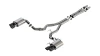 Borla 2024-2026 Ford Mustang GT 5.0L V8 w/ Active Exhaust ATAK Cat-Back Exhaust System - Black Chrome Tips - 140963BC