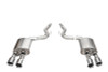 Corsa 2024-2025 Ford Mustang Dark Horse 5.0L 3in Dual Rear Axle-Back w/Twin 4.5in Polish Straight Tips