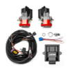 Wilwood Electronic Parking Brake Rear Retrofit Kit - 0.810in Rotor w/ Red Caliper