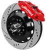 Wilwood 70-81 FBody/75-79 A&XBody FNSL6R Frt BBK 14in D/S Rtr Red Calipers Use w/ Pro Drop Spindle - wil140-15983-DR