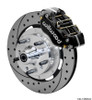 Wilwood Dynapro 4R Front Kit 11.75in SPR Drilled and Slotted Rotors - Black - wil140-15909-D