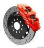 Wilwood AERO6 Front Big Brake Kit 14.00in Drilled Red Rotor - 97-13 Chevrolet Corvette C5/C6/Z06 - wil140-15705-DR