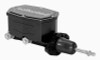 Wilwood Compact Tandem Master Cylinder - 15/16in Bore - w/Pushrod (Black) - wil260-14958-BK